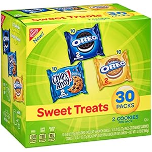 Oreo Chips Ahoy! and Cookies Assorted Variety Pack, 30 Count (Pack of 4)