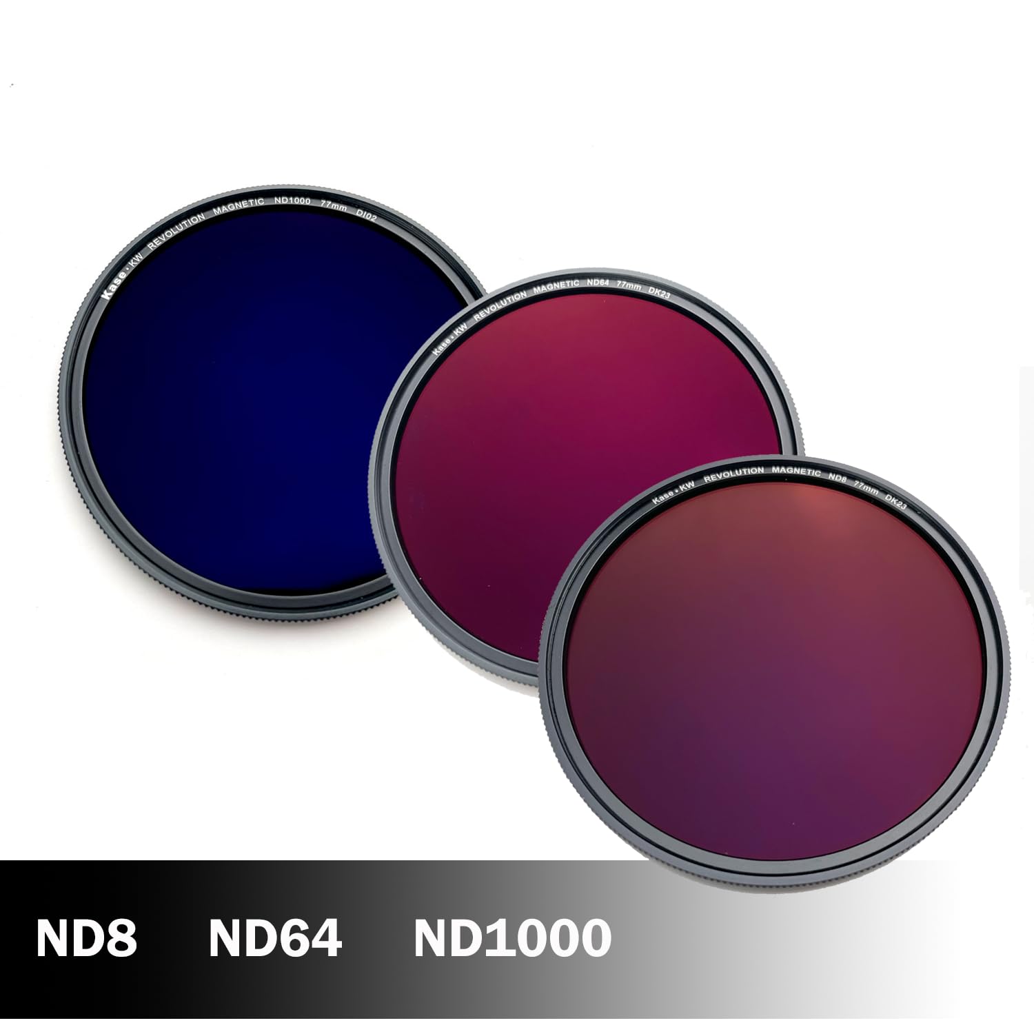 K Anello Adattatore Magnetico Kase - Anello Incluso Per Obiettivo E Anello Per Filtro (Converte Filtro Filettato In Filtro Magnetico