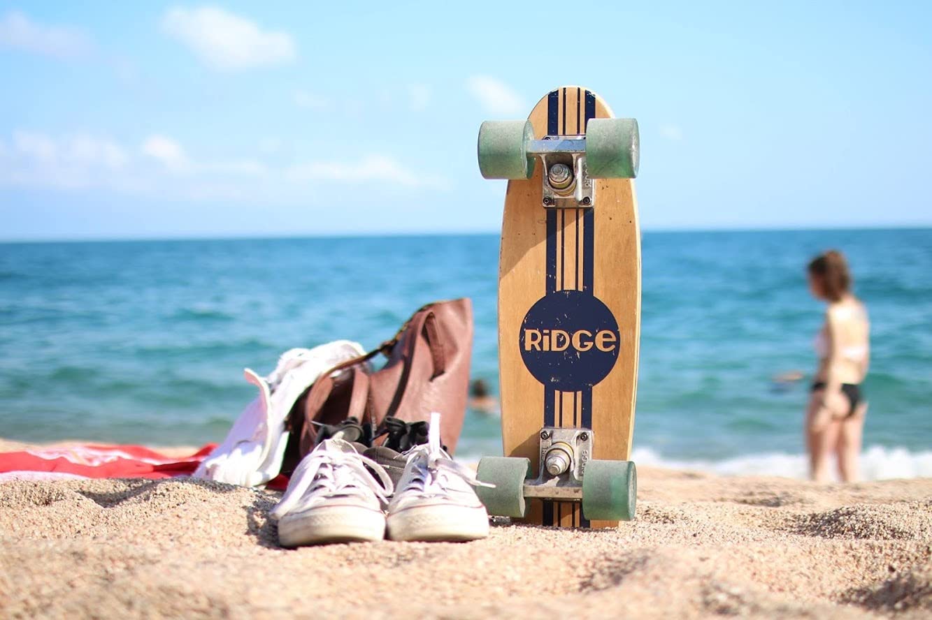 Ridge Skateboards Bois Mini Cruiser Board, Original, Complet, 55cm