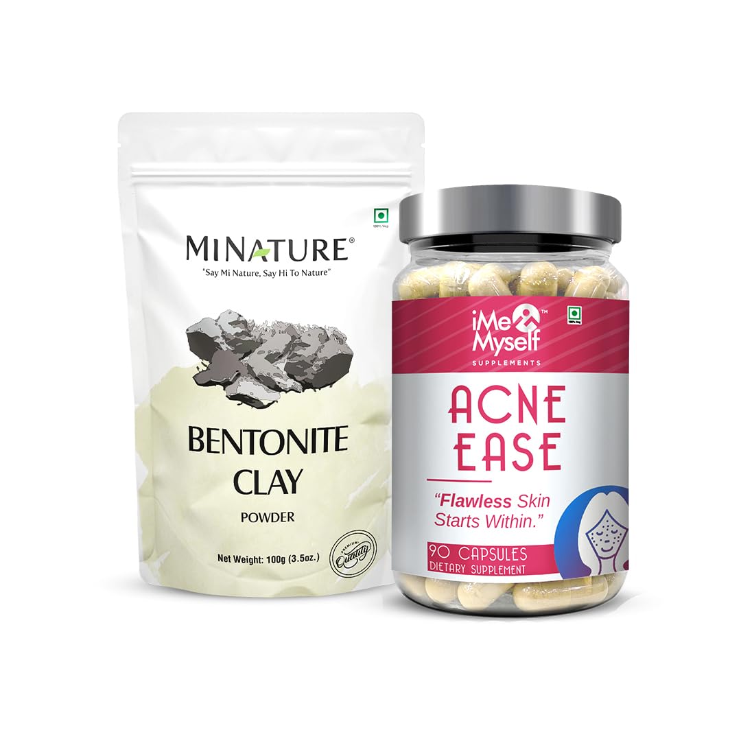 Mi Nature Oil Control Combo-Acne Ease Capsules + Multani Mitti-image-12
