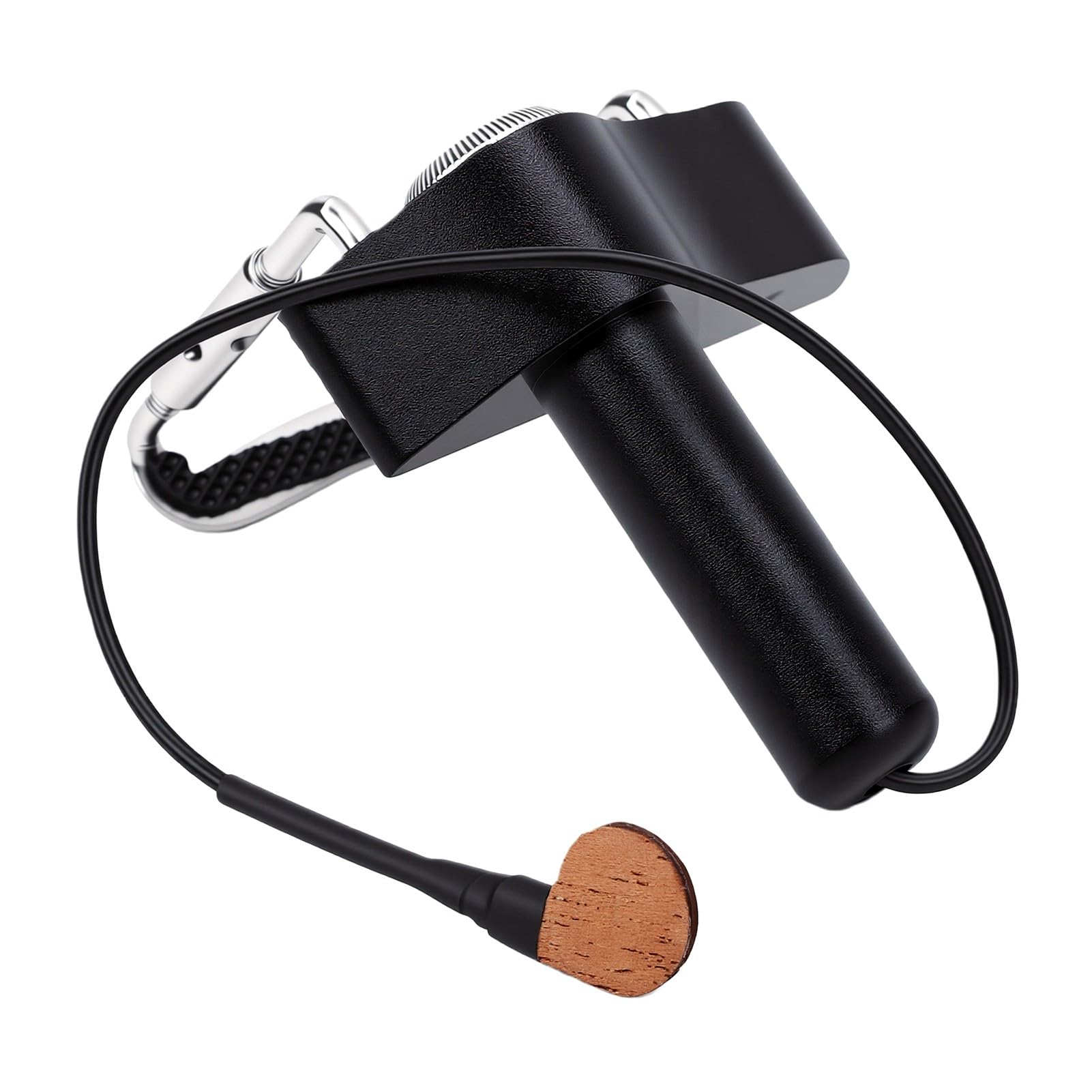 Capteur Piézo-électrique de Contact pour Violon avec Coussinet en | Construction en Bois et Métal PP, Diverses Compatibilités pour Violons, Installation Facile du Cric sur le Bloc d'angle.