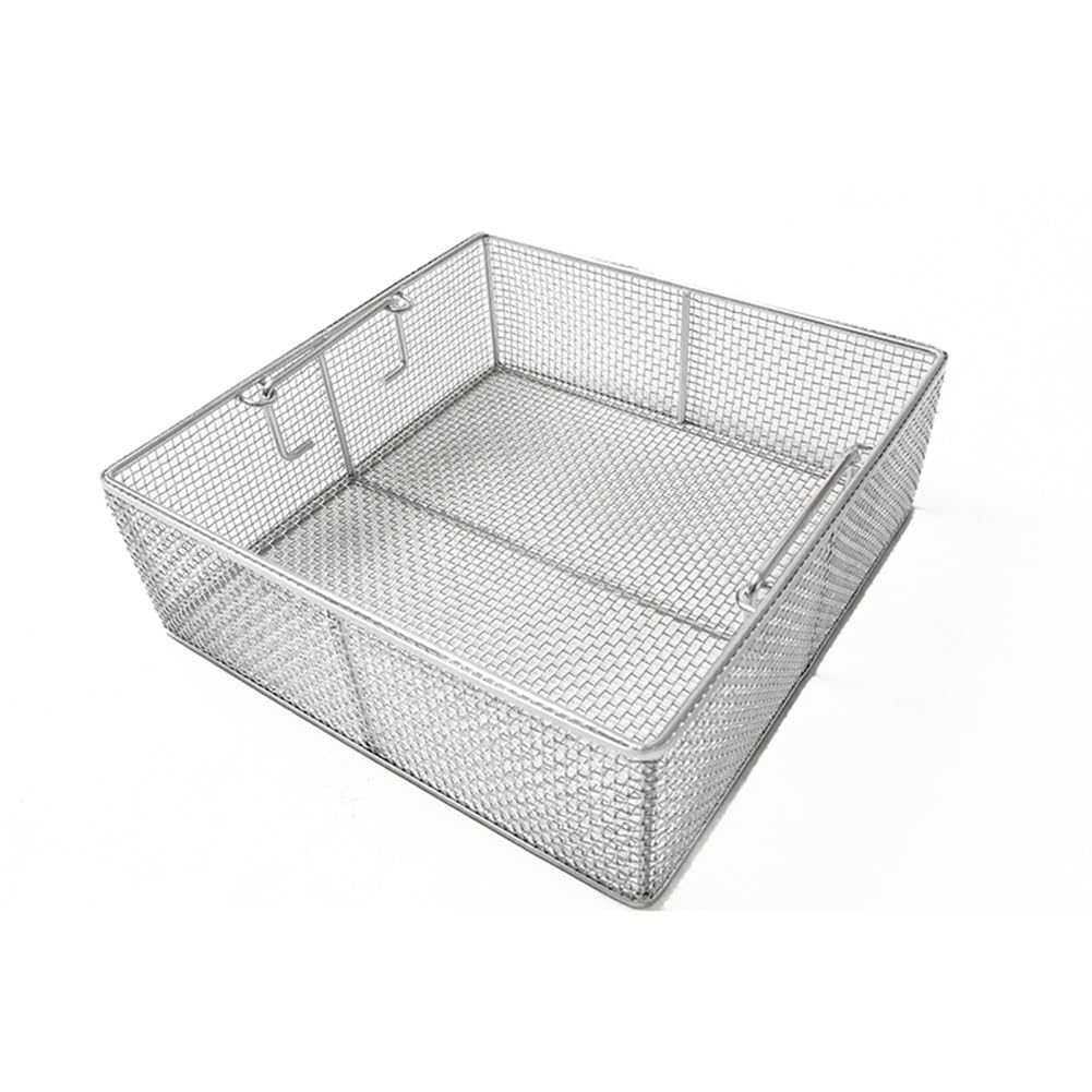 Mesh-Sterilisationstablett für chirurgische medizinische zahnärztliche Instrumente, perforierte Reinigungskörbe aus Edelstahl, ideal zum Waschen und Sterilisieren (50 cm x 25 cm x 7 cm)