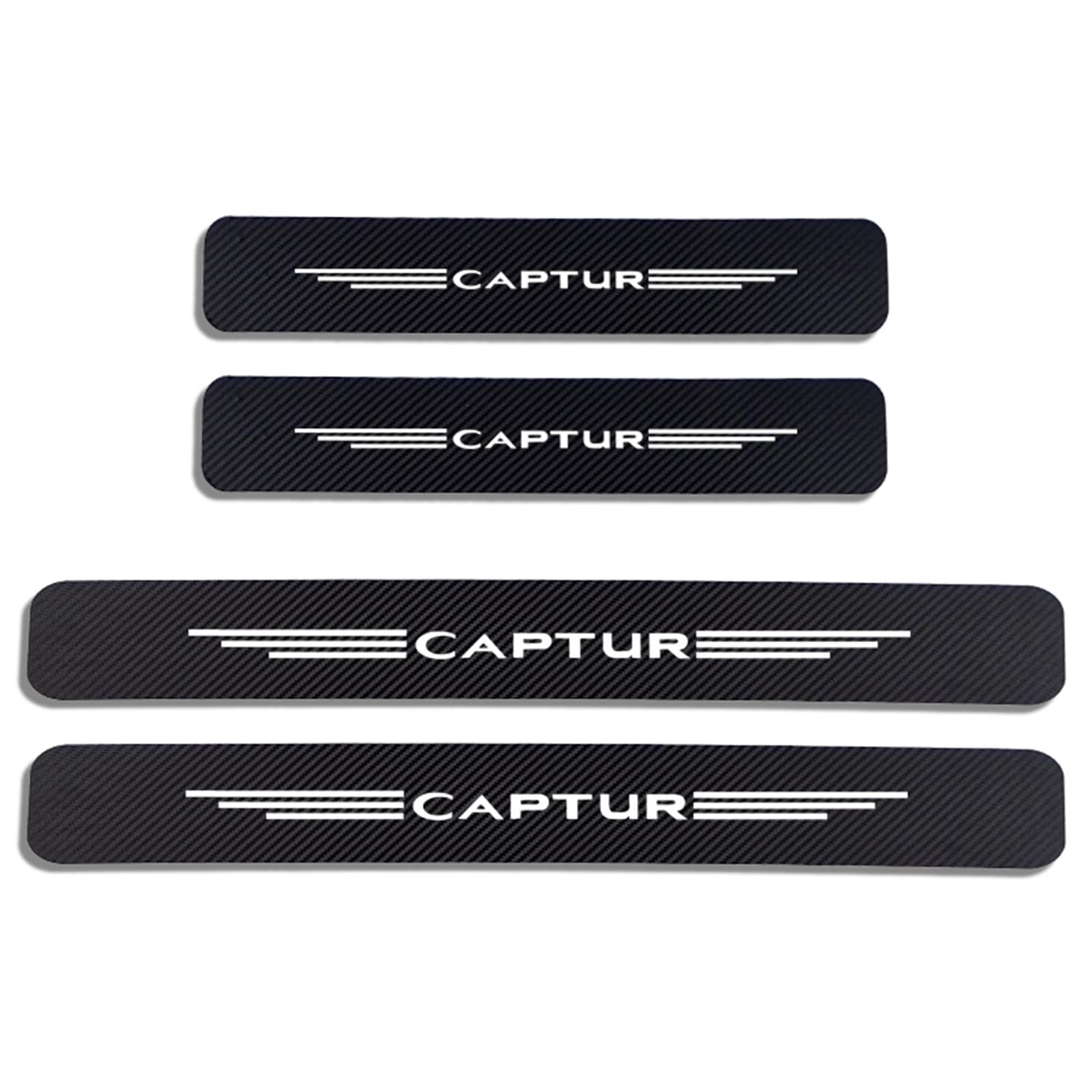 Einstiegsleisten Schutz Für Renault Kadjar - 4-teilig, Kohlefaser-Design