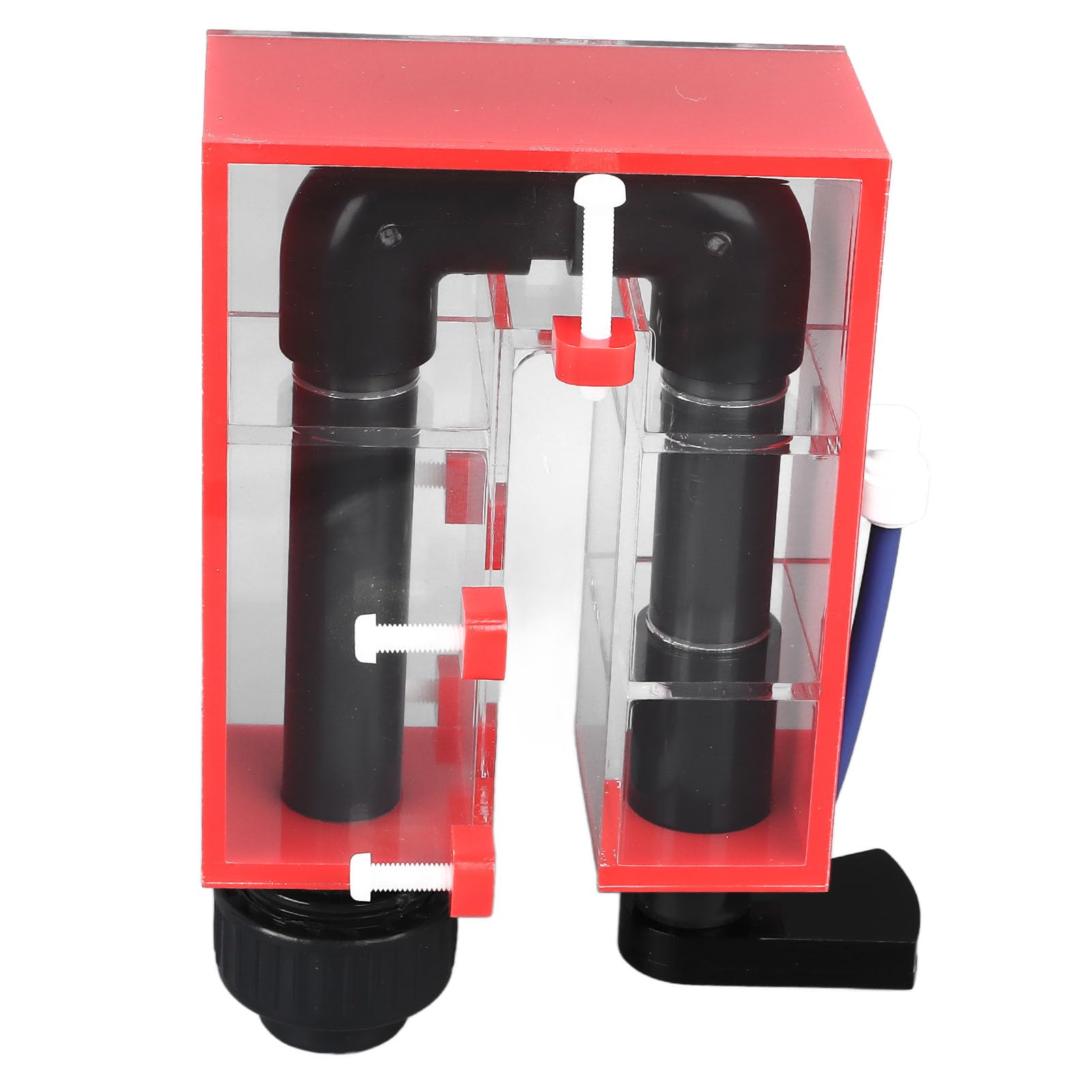 Zerodis Pompa Aeratore per Acquario per Acquario, Filtro per Vasca per Pesci Montato a Parete, Efficiente di Circolazione dell'Acqua per Serbatoi di Acqua Dolce e Salata, Scatola di Troppopieno in