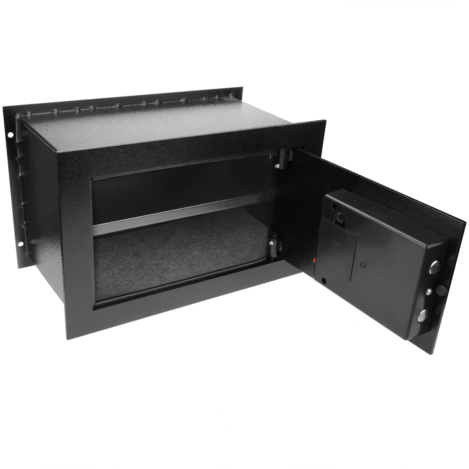 PrimeMatik - Caja Fuerte de Seguridad empotrada con código electrónico Digital 36x19x23cm Negra