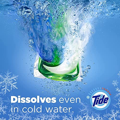 Tide Pods Laundry Detergent, Clean Breeze, 57 Pacs Capsules, 46 Ounce - 3