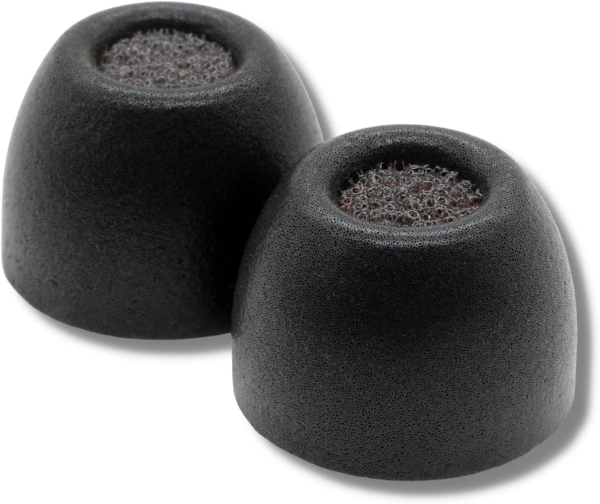Comply TW-200-A | Memory Foam Replacement Earbud Tips for Anker Soundcore, JBL, Skullcandy, EarFun & More | Ultimate Comfort, Secure Fit, Superior Noise Isolation | Black (S/M/L) (3 Pairs)