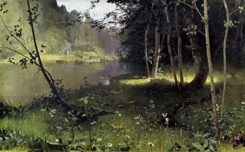 Toile Forest River Dubovskoy pour remplacer un mur vide par une décoration d'art unique