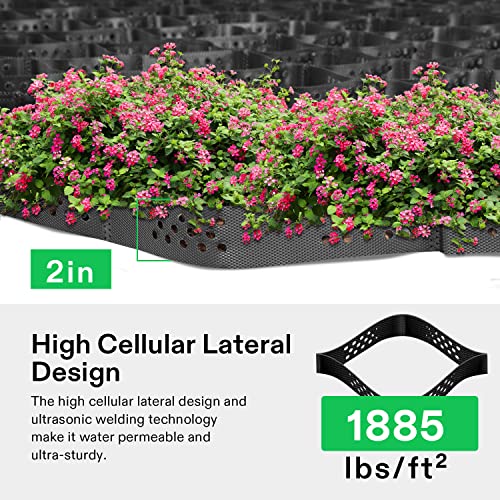 Image of VIVOSUN 2'' Depth Ground Grid, 9x17 ft, High-Density HDPE Geo Cell