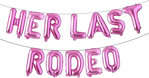Miniatura 6 de Decoraciones de despedida de soltera occidental, globos de rodeo, pancarta de vaquera para despedida de soltera, suministros de fiesta del salvaje