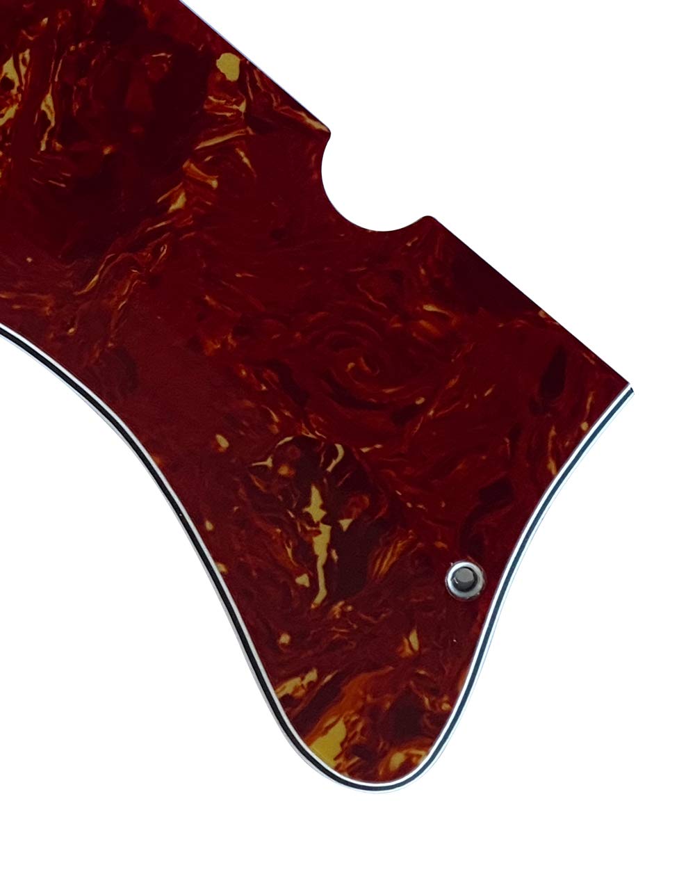 Electric Guitar Pickguard for Danelectro U2 Style (4 Ply Red Tortoise)