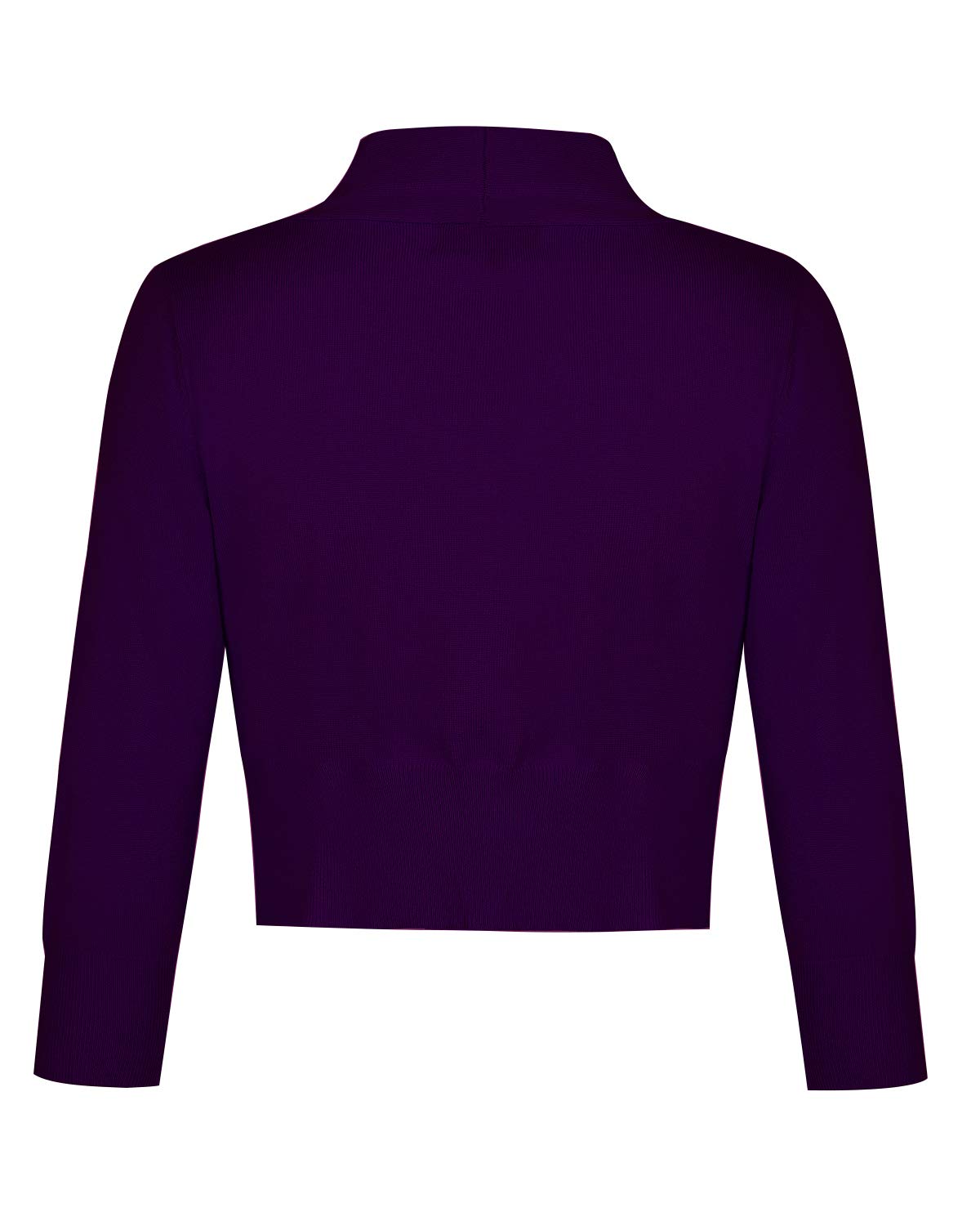 Mintilimit - Chaqueta de punto para mujer (manga corta, 3/4, con botón de bolero)