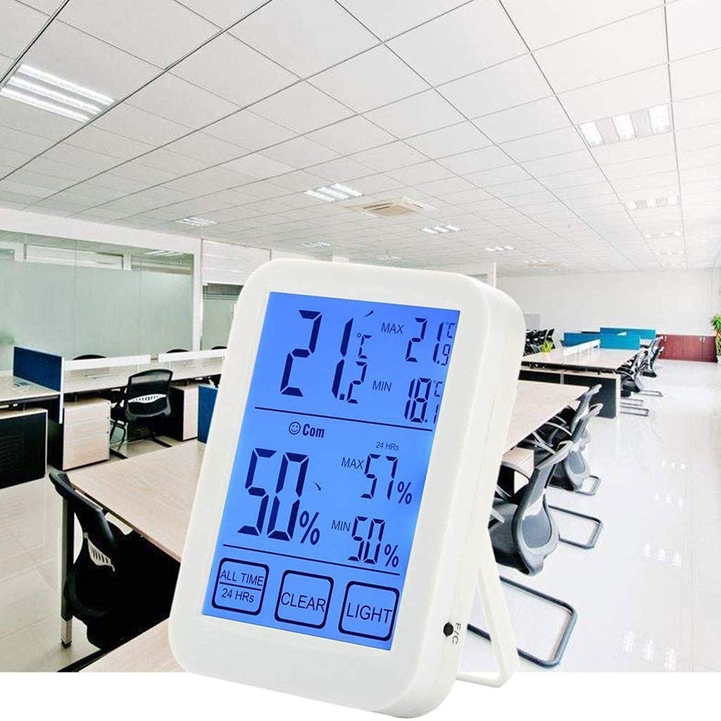 Hygromètre numérique Thermomètre intérieur Thermomètre Humidité Thermomètre de la pièce for Chambre à Coucher, sous-Sol, Serre, Bureau