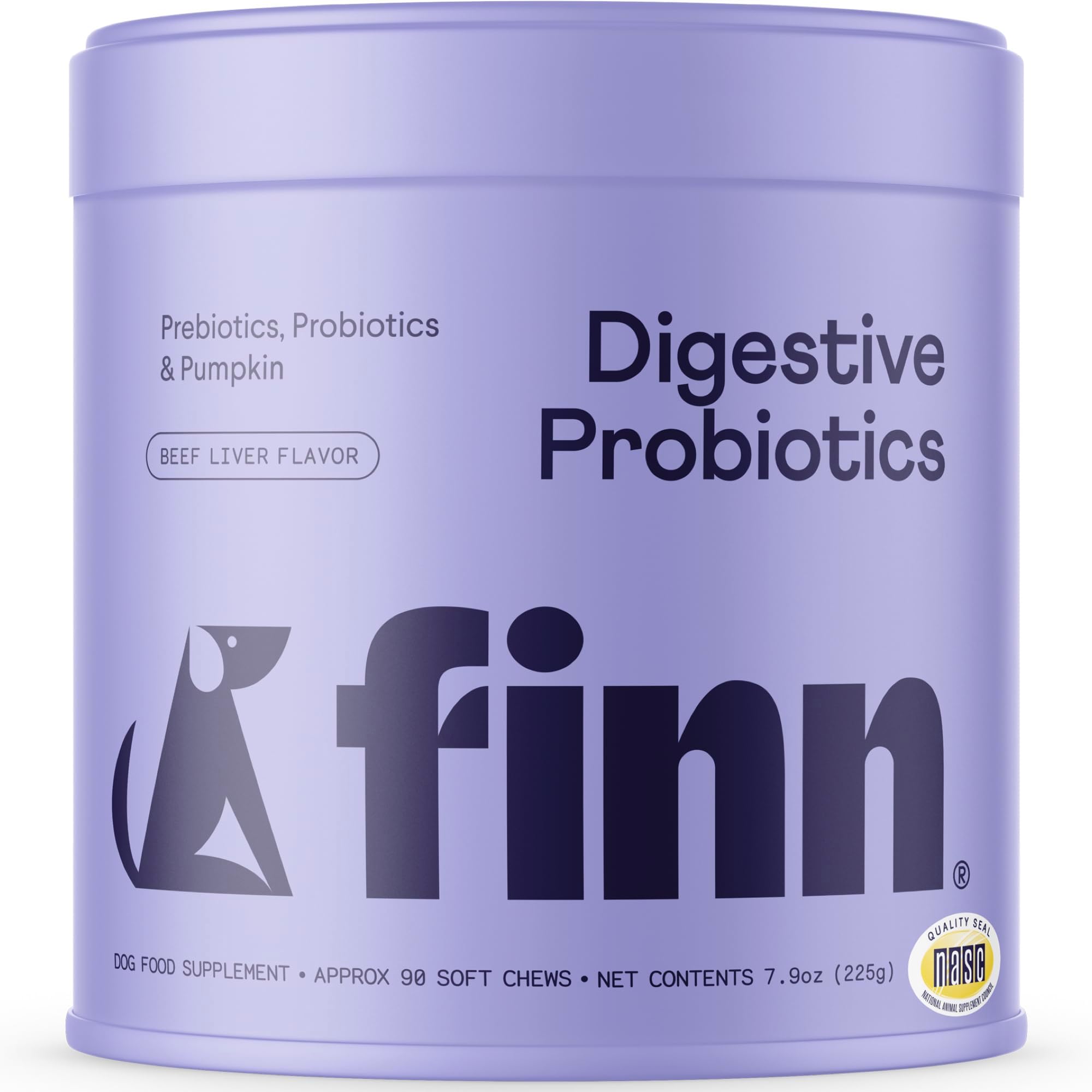 Digestive Probiotics for Dogs - Complete Digestive System Support with Pumpkin, Prebiotics, & Live Probiotics - Vet Recommended & Made in The USA - 90 Soft Chews