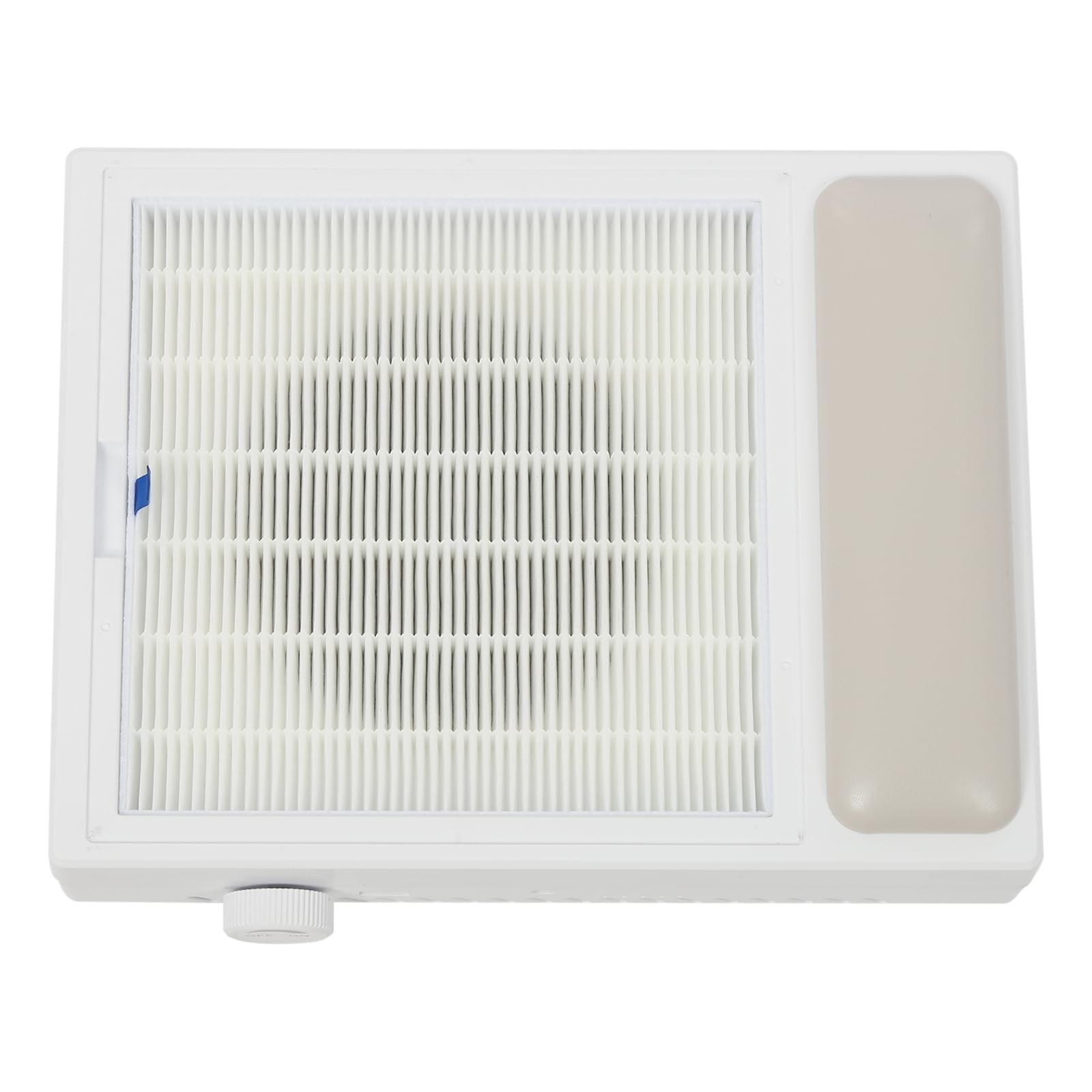 Aspirador de uñas profesional de 56 W, 4200 rpm, soporte de mano, PU (blanco)
