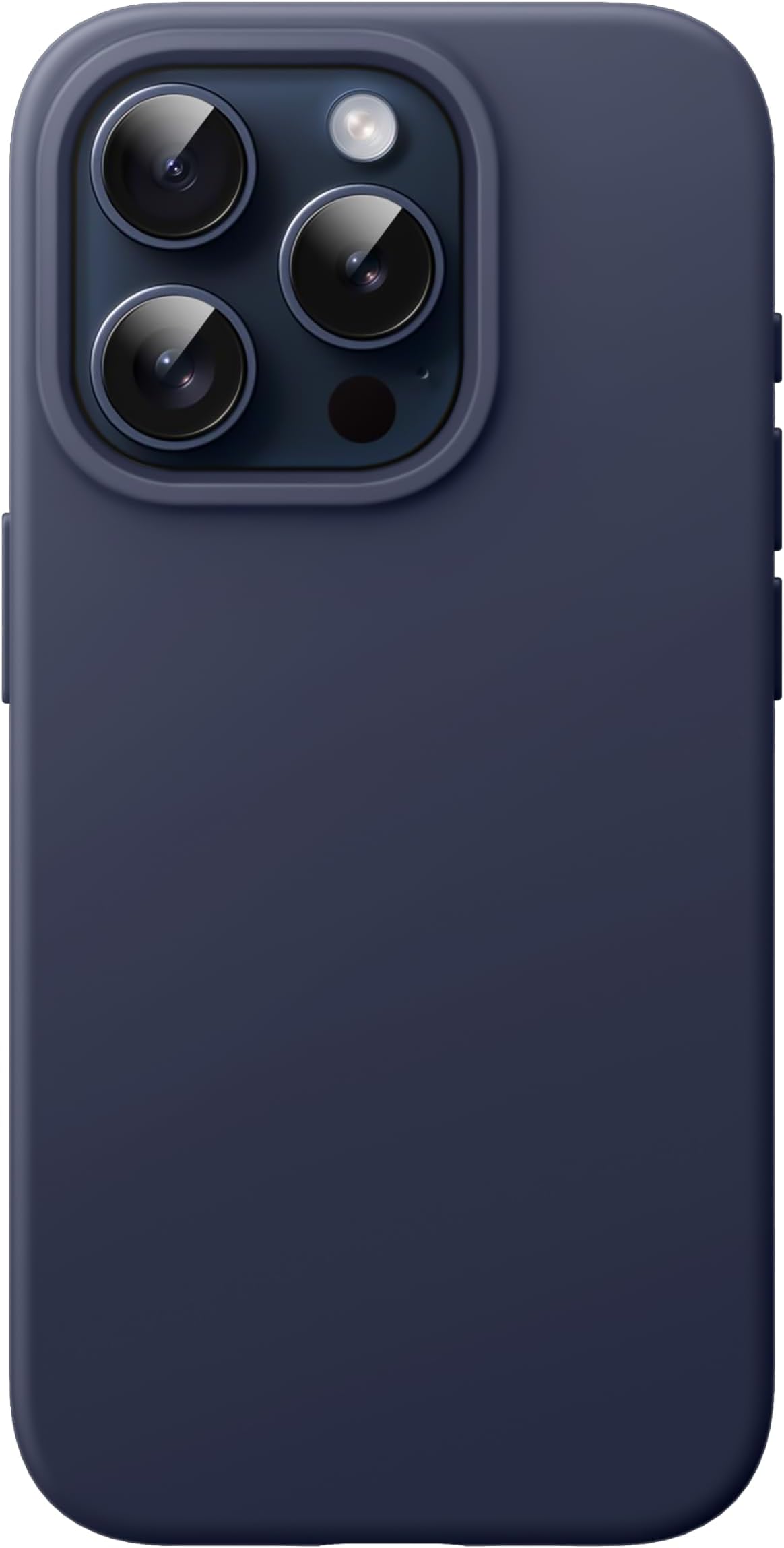 Silicone Case for iPhone 15 Pro 6.1-Inch, Silky-Soft Touch Full-Body Protective Phone Case, Shockproof Cover (Blue)