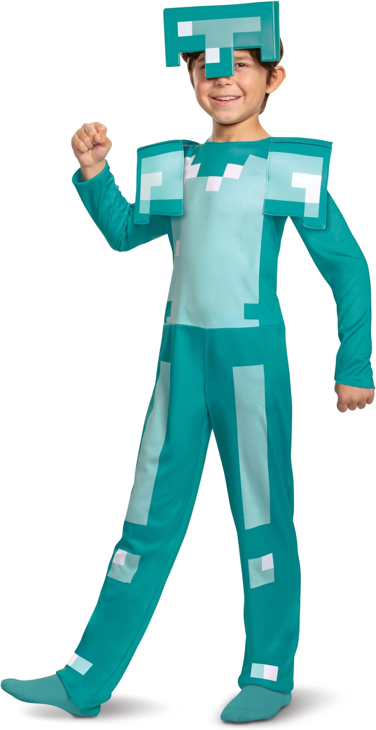 Minecraft Armor Costume, Official Minecraft Kids Halloween Costume