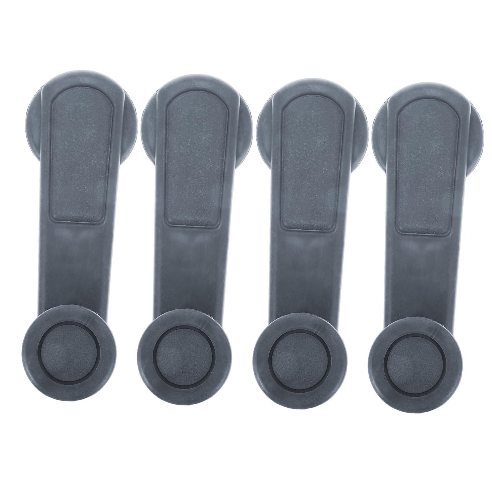 BELLIFFY 4 Pack Car Window Handle Replacement Window Winder Crank Handle for Cars Abs Plastic Grey