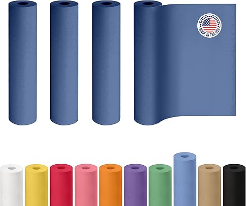 Miniatura 174 de IDL Packaging - Rollo de papel kraft rojo de 36 x 2160 pulgadas (180 pies), hecho en Estados Unidos, grosor 45 libras, arte, envoltura regalos