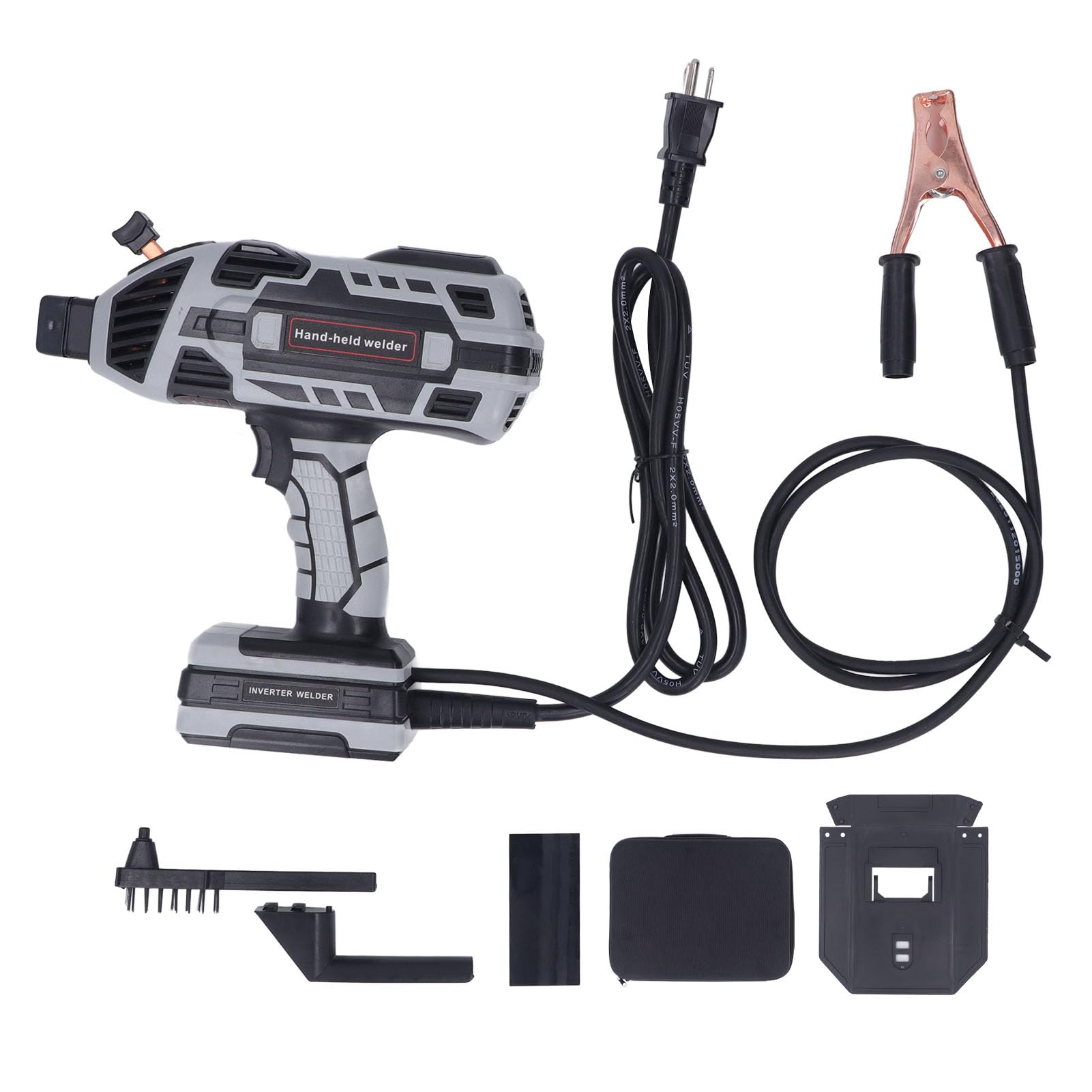 Hilitand Handheld Welder IGBT Inverter 6 Current Adjustment Electric Arc Welding Machine for 1/16?1/8 Inch Welding Stick Gray Ideal for DIY and Home Repair (US Plug 110V), Hilitand0yncpvi6qw-11