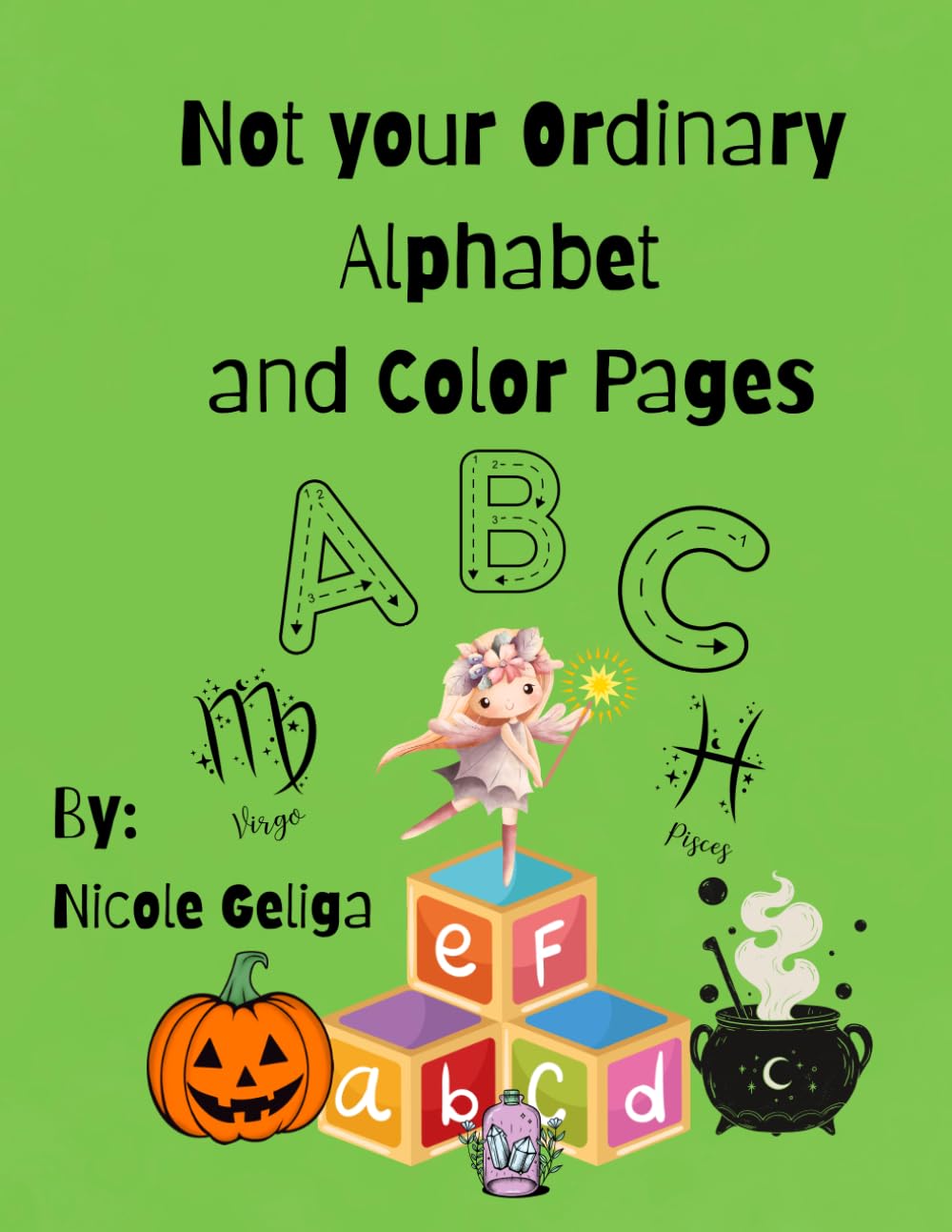 Not your ordinary color alphabet and color pages