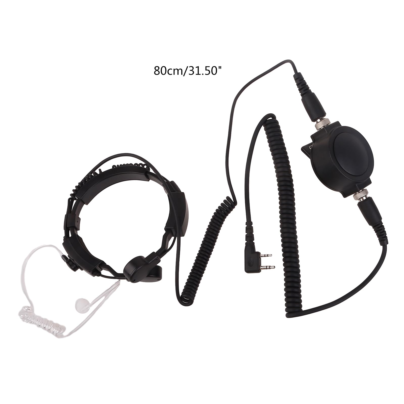 WalkieTalkie słuchawka z palcem PTT mikrofon gardło zestaw słuchawkowy do BFF8HP BFF9 UV-82 UV-82HP UV-82C UV-5R UV-5R+ UV-5RA UV-5R