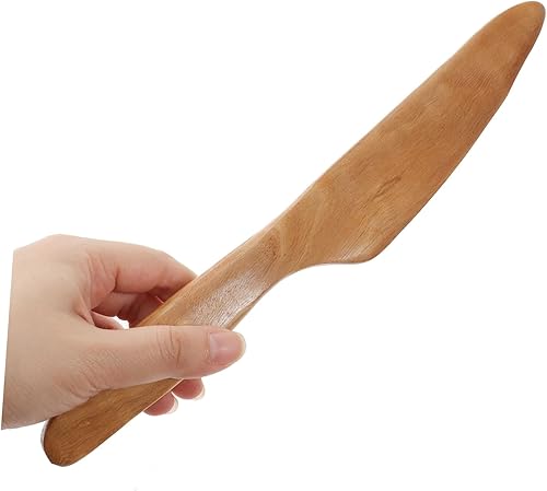 Miniatura 9 de DECHOUS Esparcidor de madera para pasteles, espátula para glasear, espátula para hornear, regalos para mujer, raspador de decoración, esparcidor de