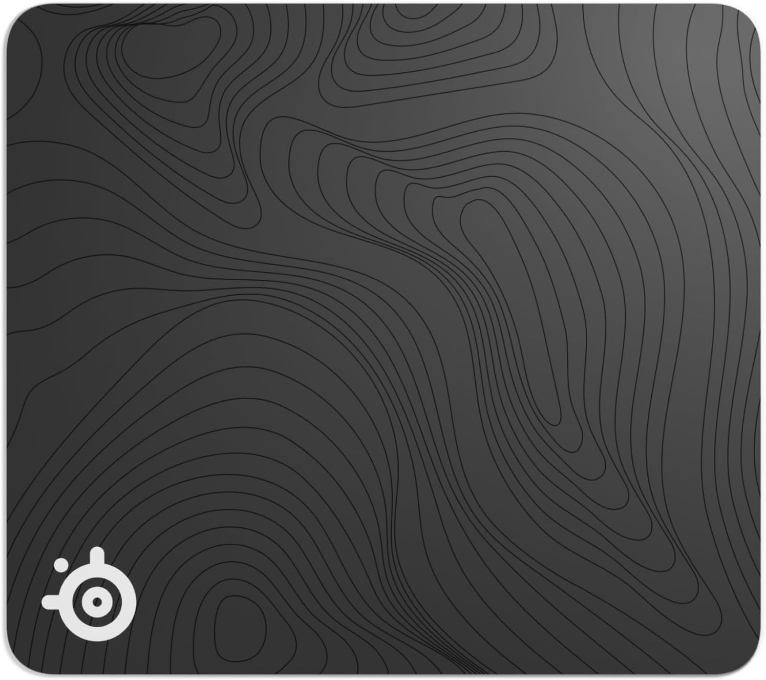 SteelSeries ゲーミングマウスパッド 布製 水洗い可能 大型 Lサイズ 45cm×40cm×0.2cm QcK L Topographic 63473 トポグラフィ