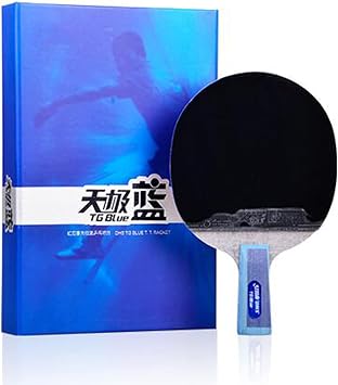 Table Tennis Bat 8-Star,Offensive Ping Pong Racket Paddle with Advanced Speed,Control and Spin for Intermediate and Advanced/Single/Long Handle