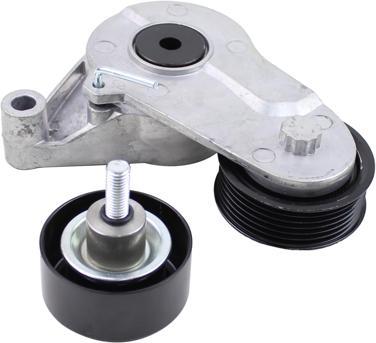 Belt Tensioner and Serpentine Belt Pulley for Kia Forte Forte5 2.0 2017-18, Hyundai Tucson 2.0 2016-21, Elantra GT 2.0 2016-20, Elantra 1.8 2016