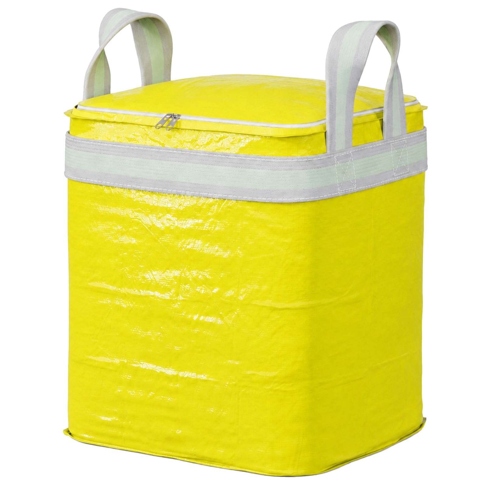 Large Moving Bag Yellow 213 L Waterproof Storage Bag with Lids Handles
