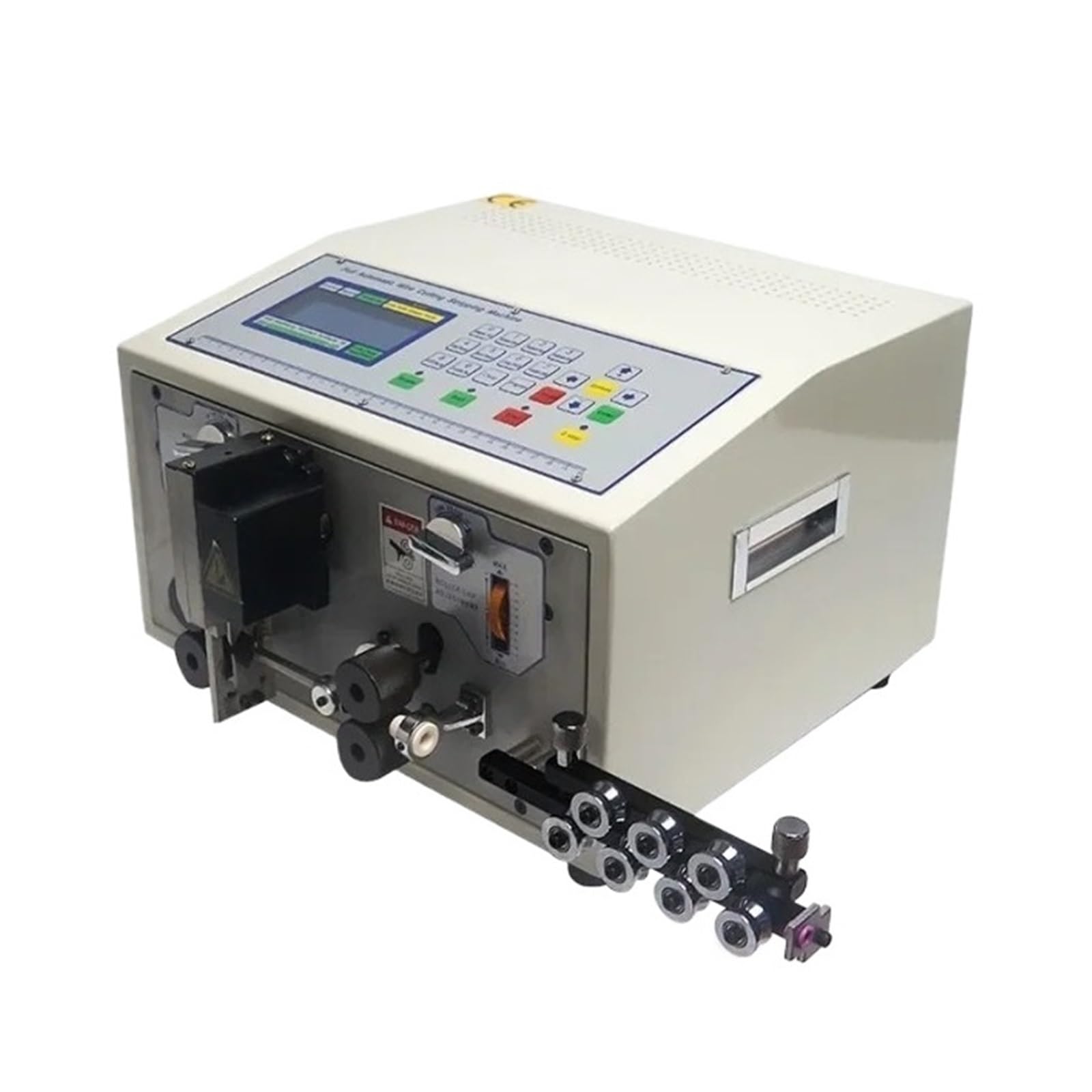 Touch Screen Automatic Computer Wire Stripping Machine Peeling Cutting Stripper Rápido y preciso(SWT 508E)
