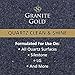 Granite Gold Quartz Clean & Shine Streak-Free Cleaner Deeps Cleans and Polishes All Quartz Surfaces Including Silestone, LG, and More, 64 Fluid Ounces and 2 x 24 Fluid Ounces