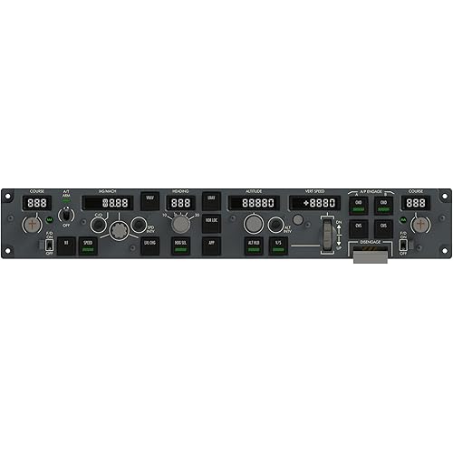 SYDYSOSO Flight Simulator Controls Panel - CS 737X MCP, Full Scale Replica of Boeing 737 Mode Control Panel, Real Aircraft Operation, Plug and Play, USB, Compatible With PC (CS 737NG MCP)