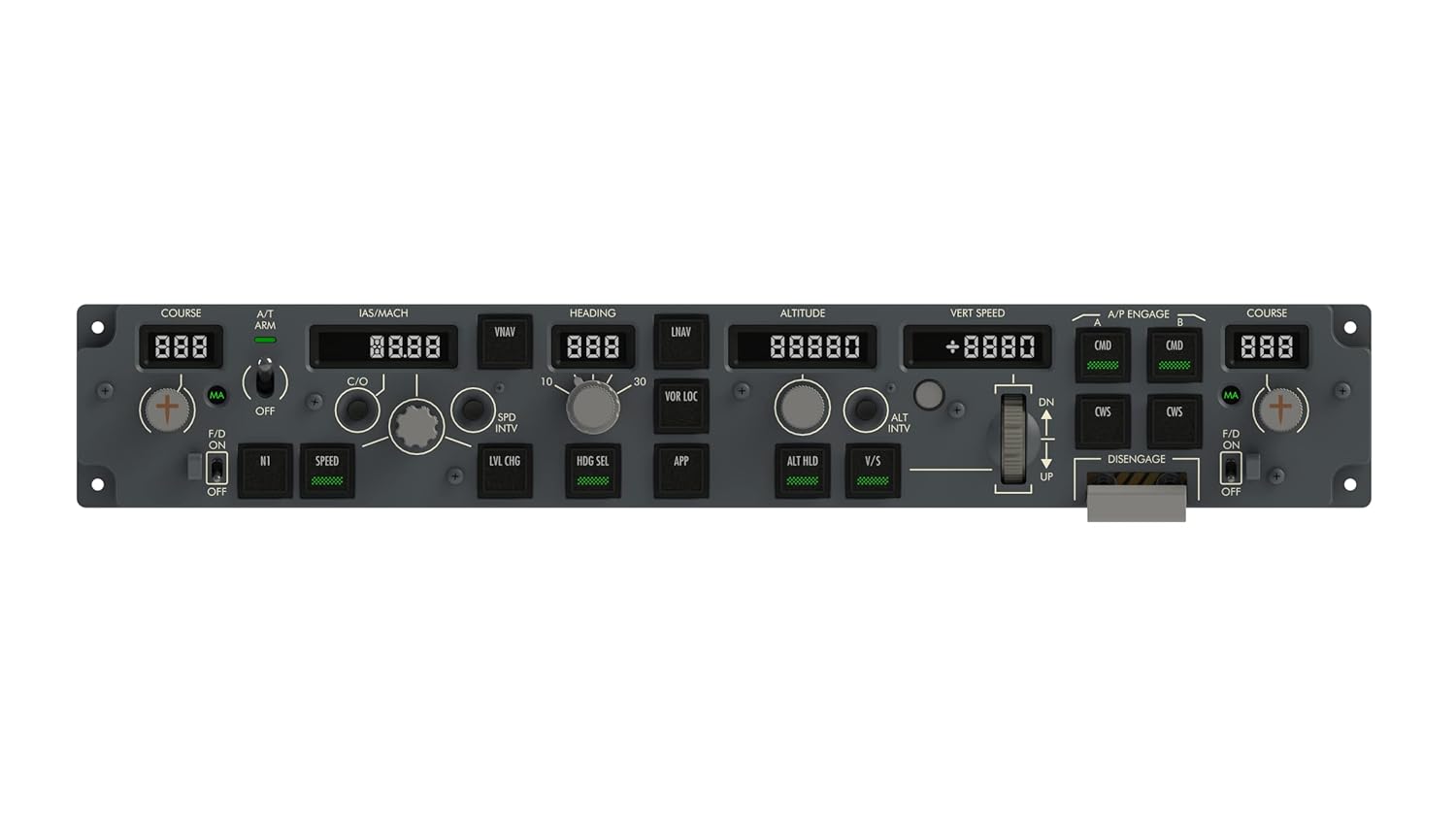 COCKPITMASTER Flight Simulator Mode Control Panel CS 737X MCP & EFIS & Desktop Stand, PMDG 737NG, IXEG 737, ZIBO 737, Boeing edition