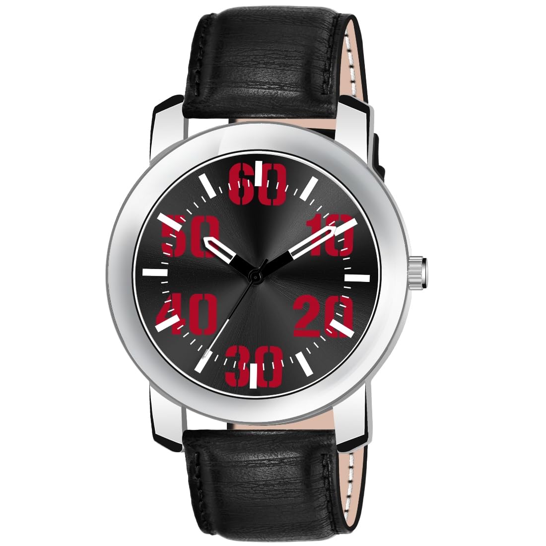 Acnos Leather Premium Brand Black Strap Color Black Red Dial Analog Watch For Men Watch Boys Watches For Men Formal Watch Pack Of 1, Black Band (B0CHPKT48Y) Amazon Price History, Amazon Price Tracker