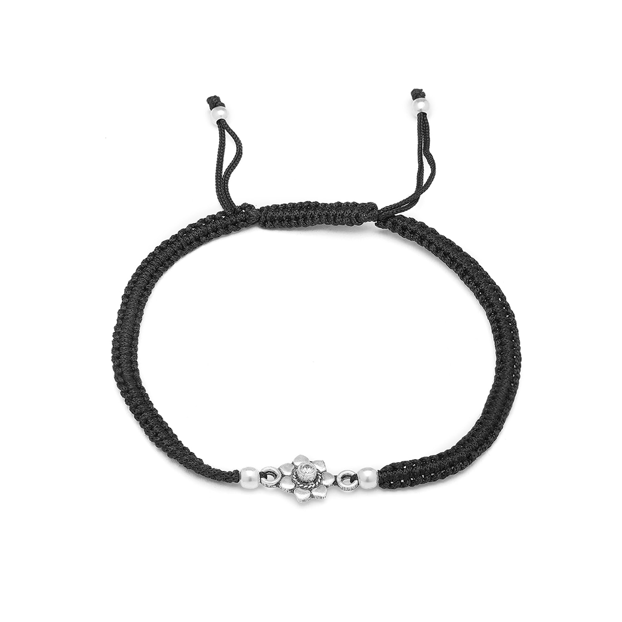 ZAVYA 925 Sterling Silver Cubic Zirconia Floral Rhodium Plating Thread Anklet (Single) | | Gift for Women & Girls | With Certificate of Authenticity & 925 Stamp (B0C7KPVSD7) Amazon Price History, Amazon Price Tracker