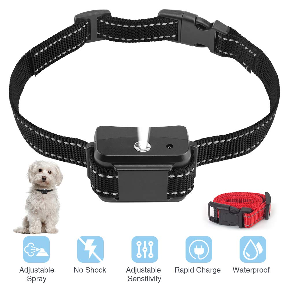 dog barking collar spray