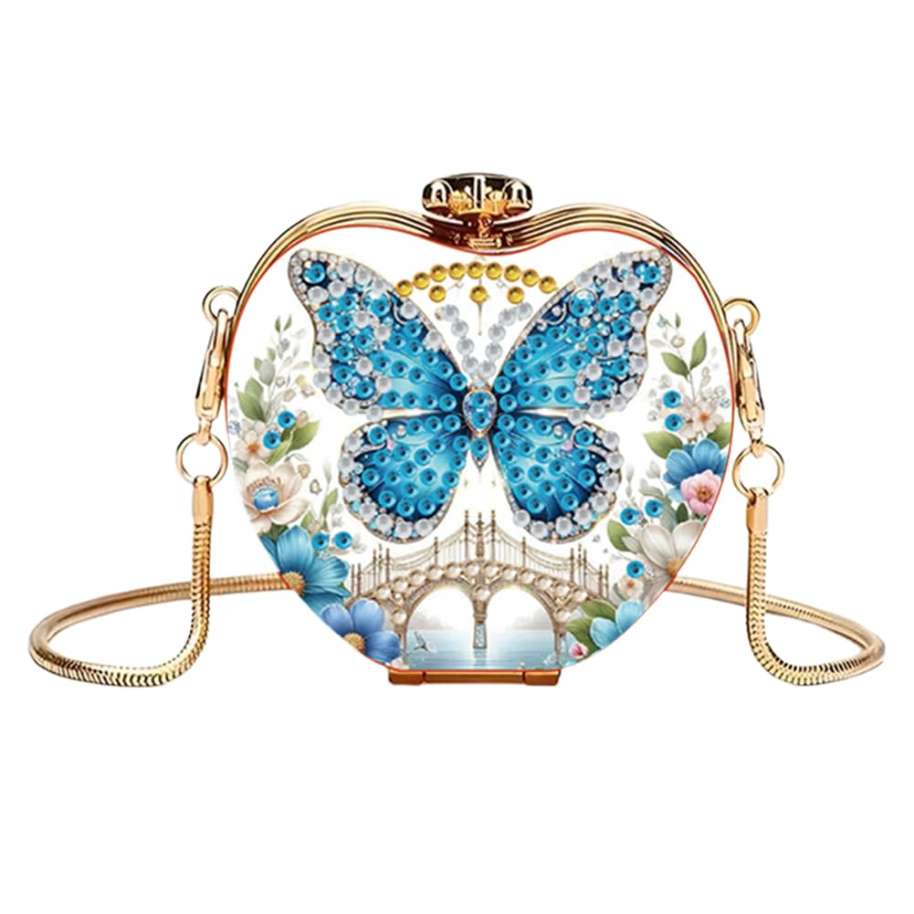 DIY Diamond Art Painting Canvas Crossbody Bag Handbag Purse Tote Shoulder Bag DIY Diamond Painting Crossbody Bags for Coins Lipstick Earphones