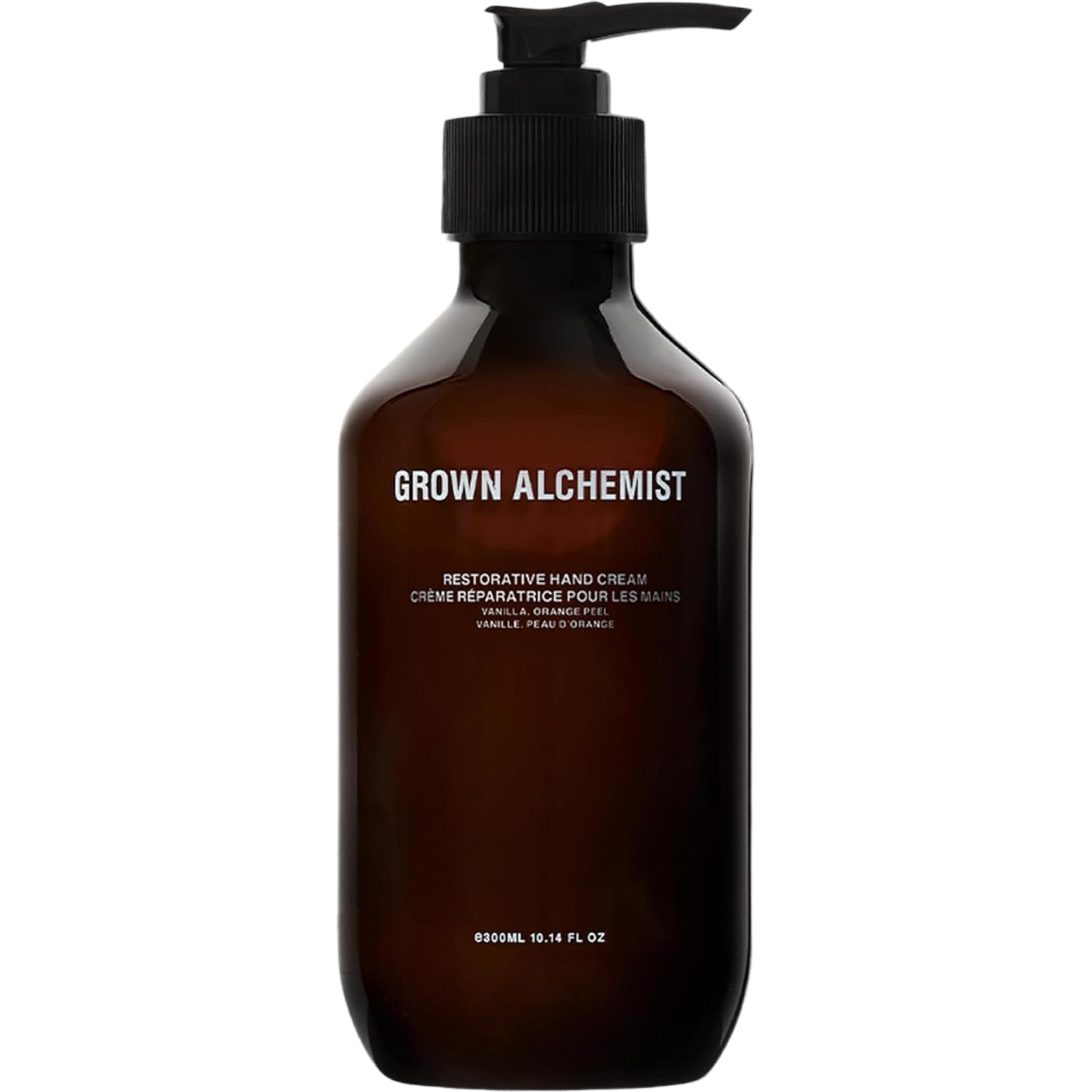 Grown Alchemist Restorative Hand Cream. Vanilla and Orange Peel. Non-Greasy Moisturizer to Soothe & Soften Hands, 10.1 Ounce (300 mL)