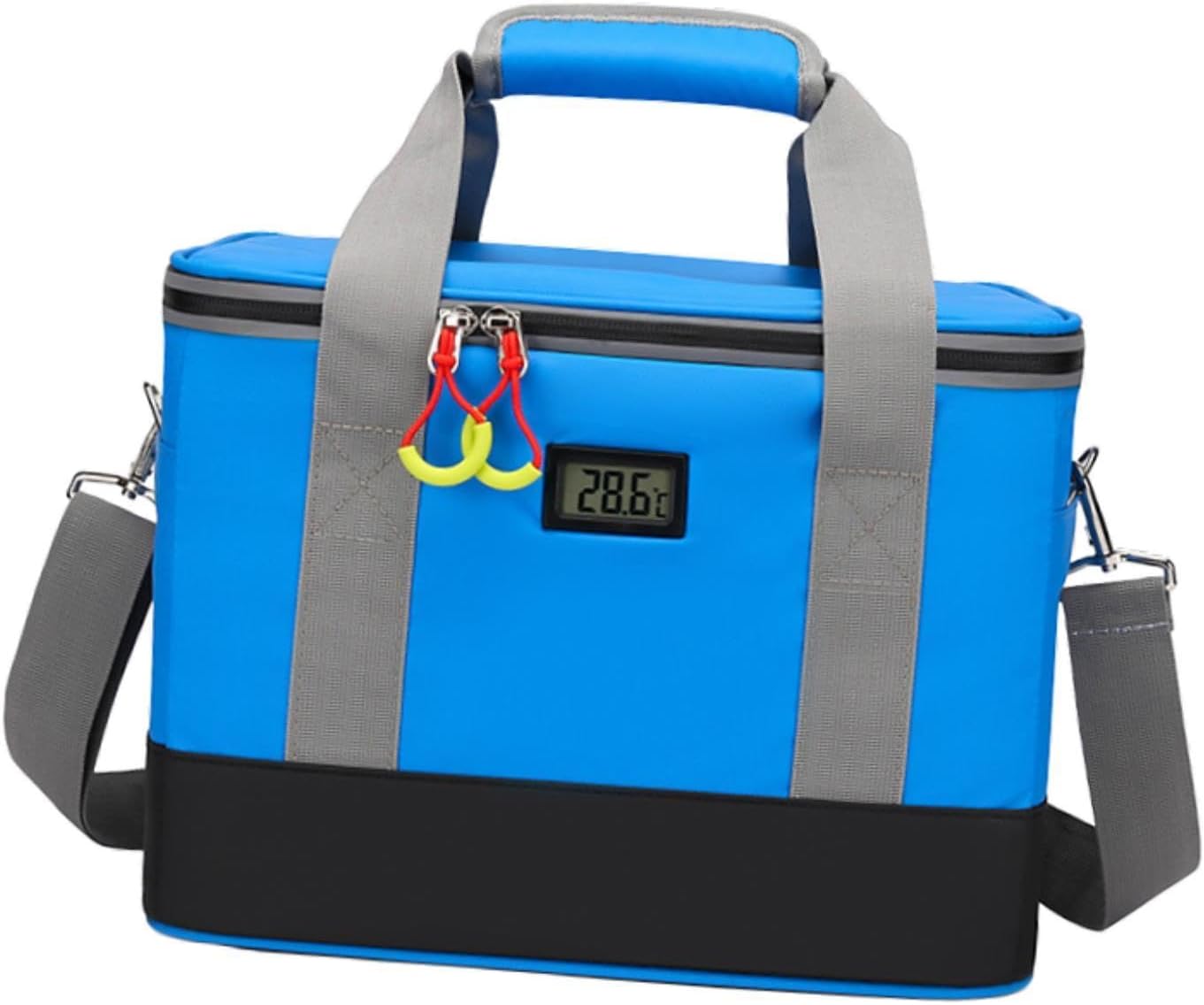 Empty First Aid Bag First Aid Pouch Professional Compact Smooth Zipper Storage Emergency Bag for Workplace Camping Travel Car, Sky Blue