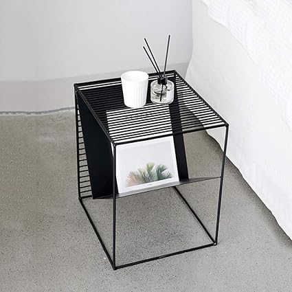 INDIAN DECOR. 17 Bedside Table (Black)