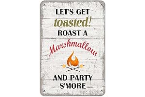 Party S'More Metal Sign for Bar Farmhouse