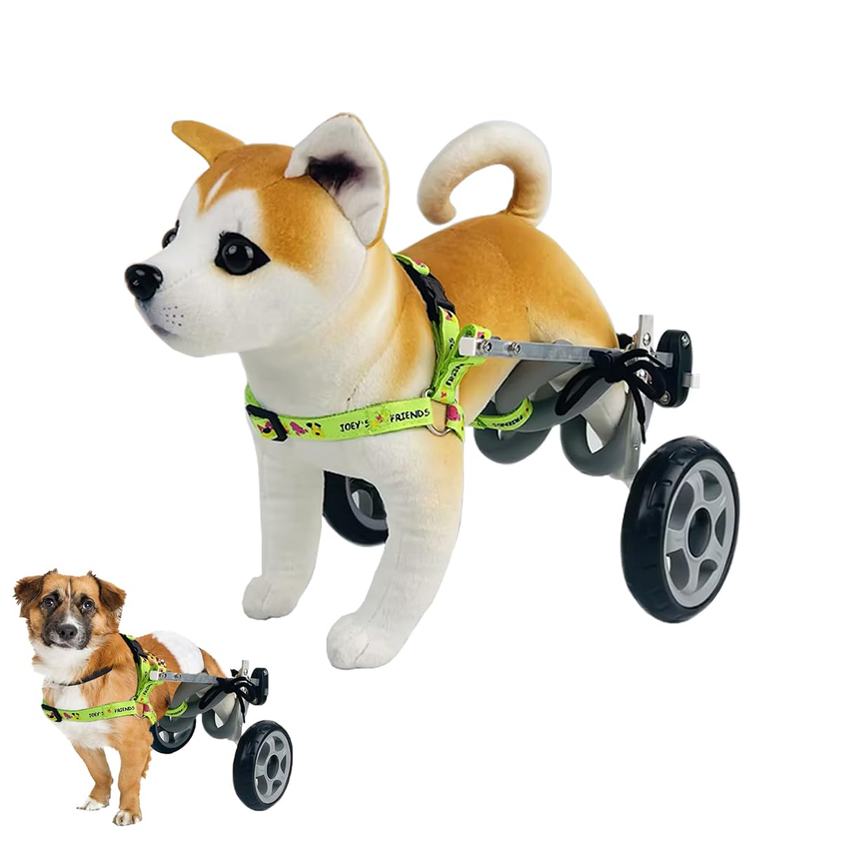 Fauteuil pour chien réglable pour retrouver le plaisir des balades au parc