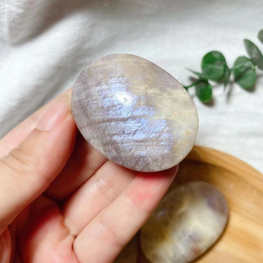 Amazon.co.jp: 生のクリスタル 1ピース自然ホワイトムーンストーン