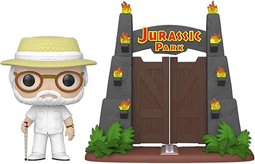 Funko Pop! Town: Jurassic Park - John Hammond with Gates Edición Especial Figura de vinilo exclusiva #30