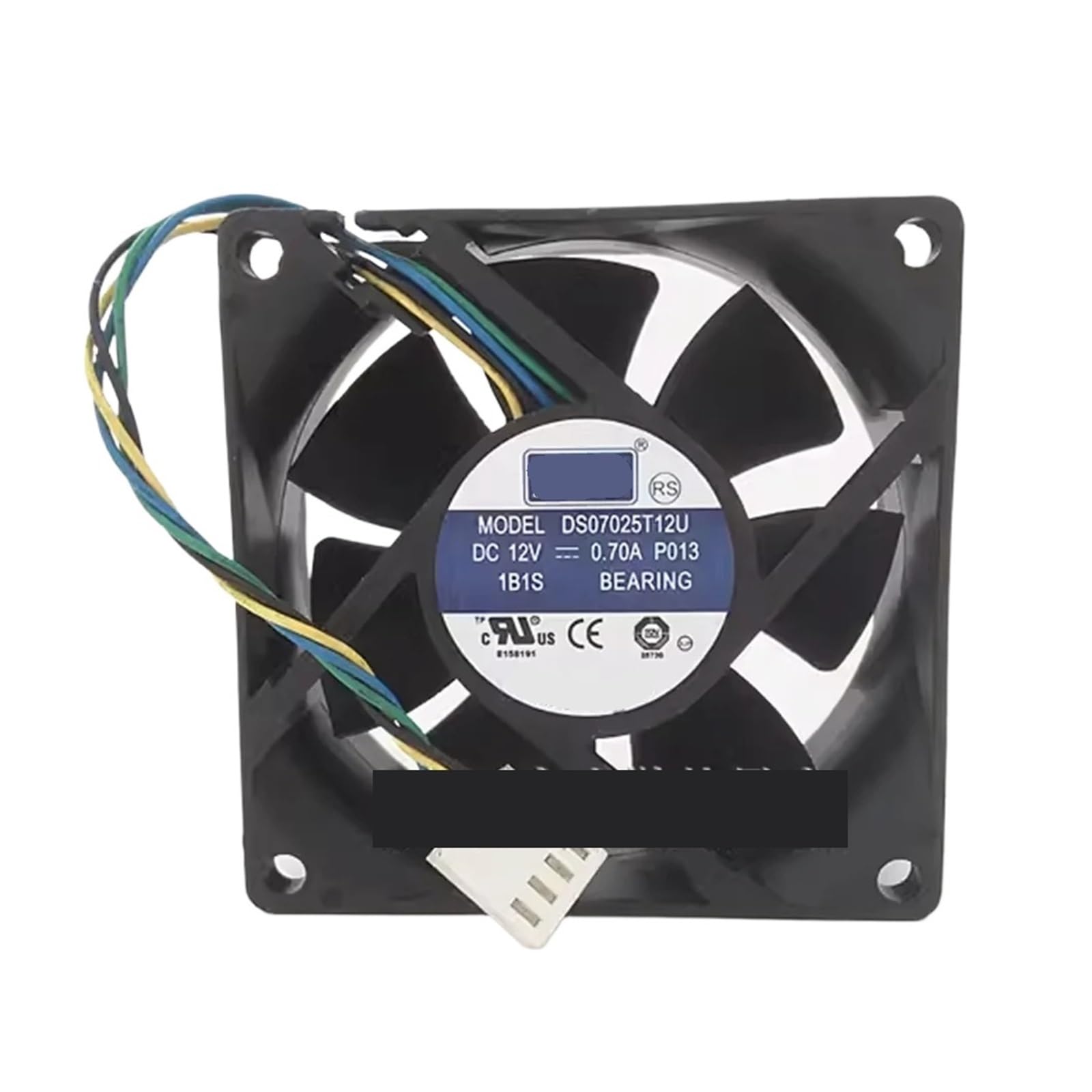IVEKYKIBC DS07025T12U 70mm 7CM 7025 70 * 25MM DC 12V 0.7A 4-pin Cooling Fan