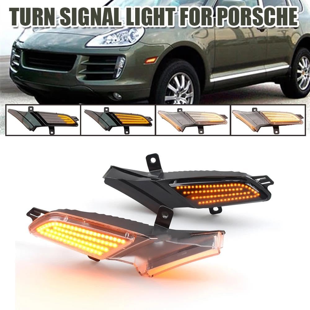 Para 967 Gen Para Cayenne 2007-2010 Luces De Posición Laterales Dinámicas