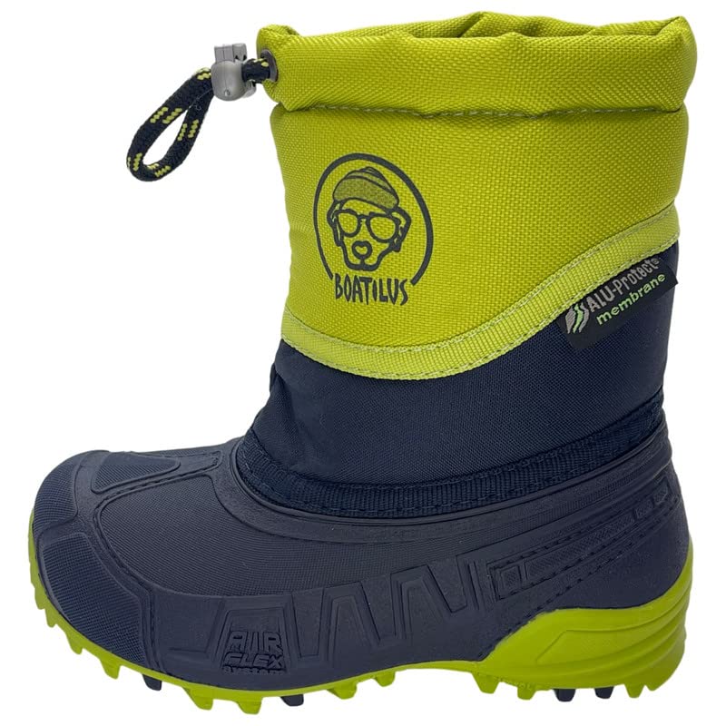 BOATILUS HYBRID Schneestiefel, Schneestiefel für Kinder, warmes recyceltes Fleecefutter aus Wasserflaschen,