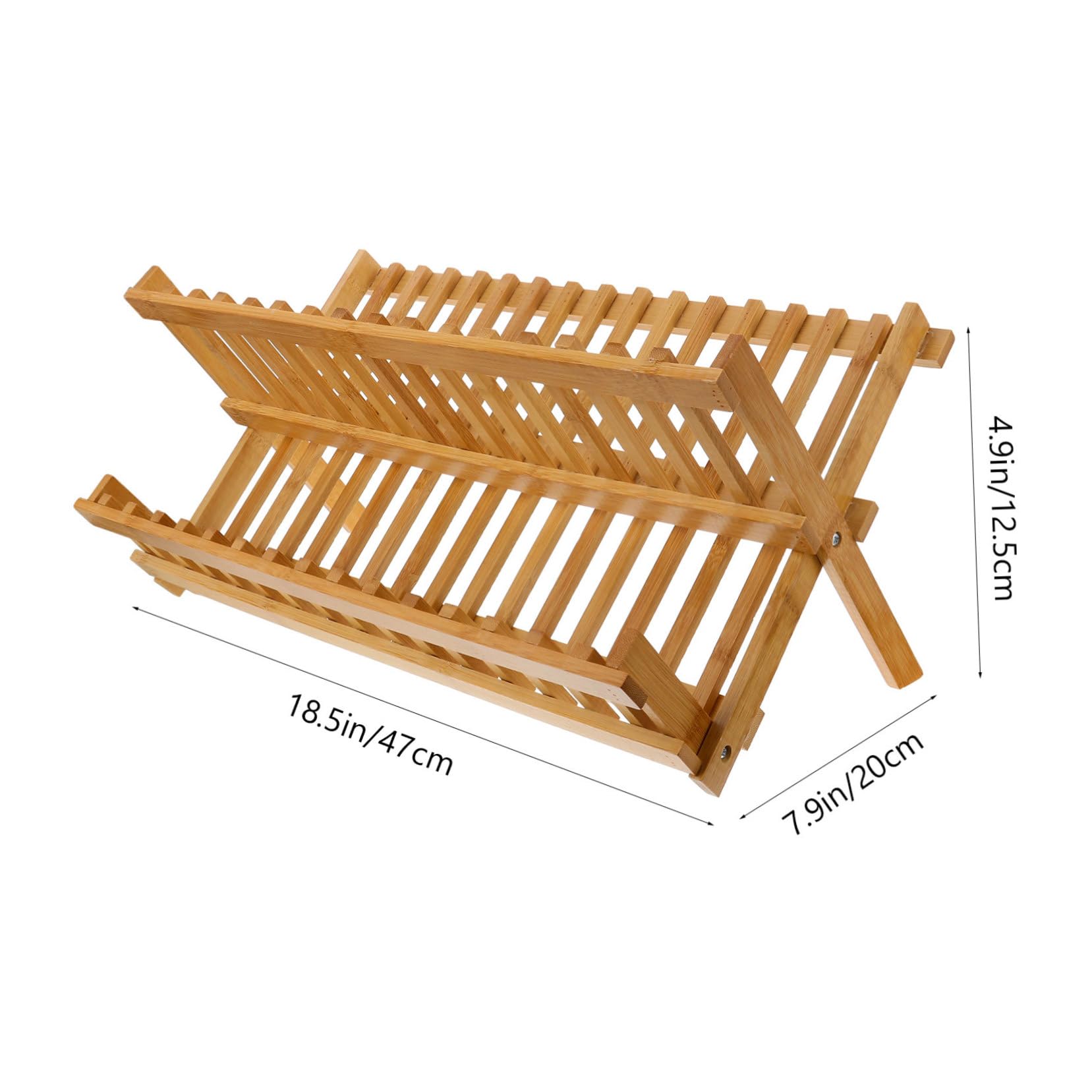 Alipis Holz Abtropfgestell Faltbar Für Outdoor Camping Lagerregal Mit Sanft Poliertem Rahmen Für Küchengeschirr Ablage